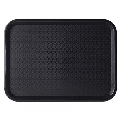 Square Black Tray Large 432 x 305